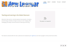 Tablet Screenshot of newlearner.com